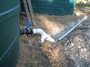 first pipe and valve