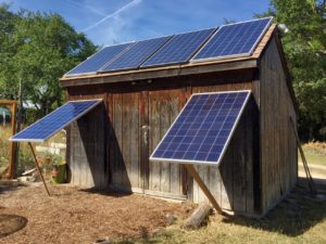 photo of Completed Solar Powered Rainwater System